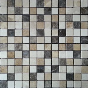 Feat Wrinkles incomplete Mozaic piatra Marmura alba 305x305mm - Merkusso